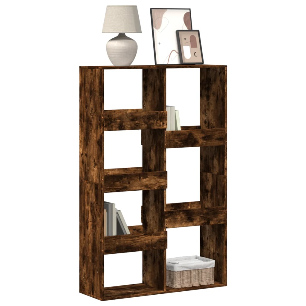 Libreria Rovere Fumo 100x33x155,5 cm in Legno Multistrato | homemem39