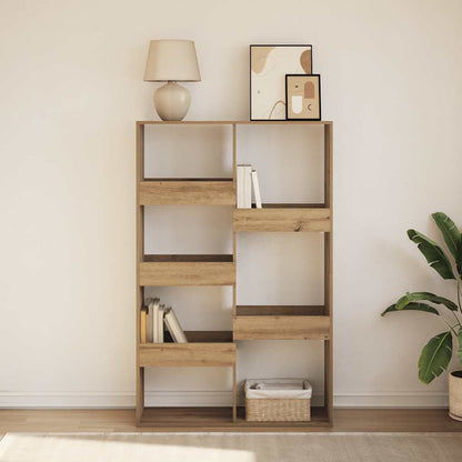 Libreria Rovere Artigianale 100x33x155,5cm in Legno Multistrato