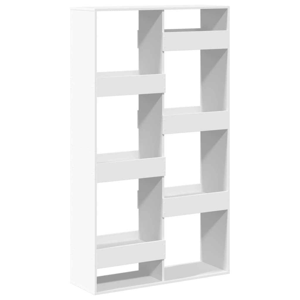 Libreria Bianca 100x33x175 cm in Legno Multistrato | homemem39