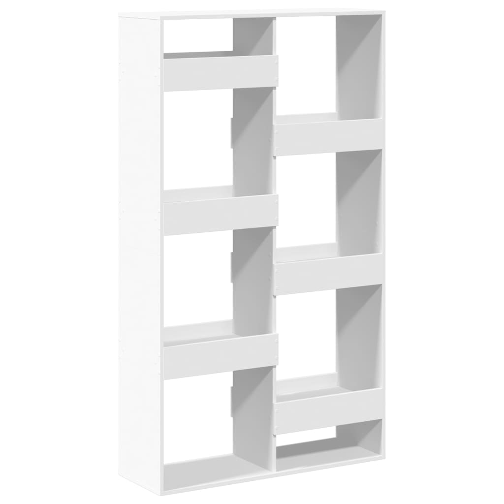 Libreria Bianca 100x33x175 cm in Legno Multistrato | homemem39