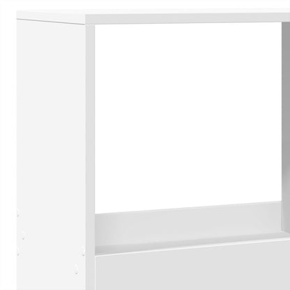 Libreria Bianca 100x33x175 cm in Legno Multistrato | homemem39