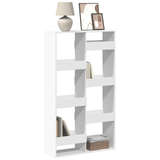 Libreria Bianca 100x33x175 cm in Legno Multistrato | homemem39