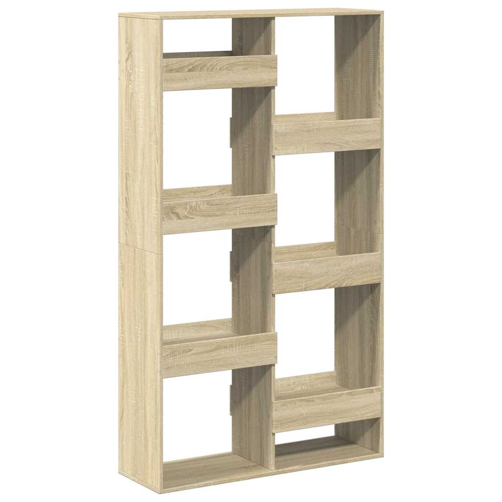 Libreria Rovere Sonoma 100x33x175 cm in Legno Multistrato | homemem39
