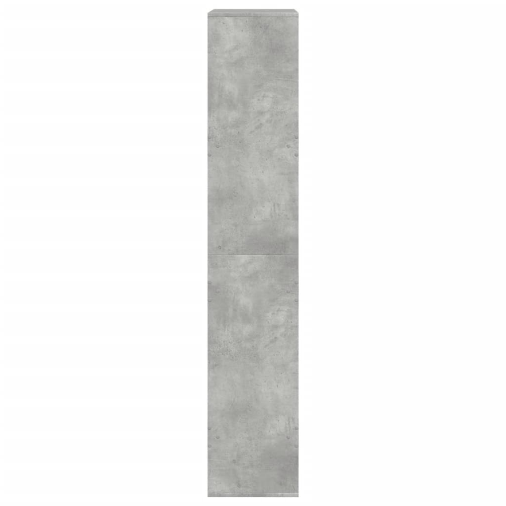 Libreria Grigio Cemento 100x33x175 cm in Legno Multistrato | homemem39