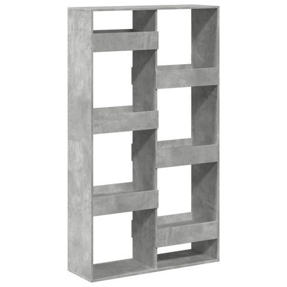 Libreria Grigio Cemento 100x33x175 cm in Legno Multistrato | homemem39