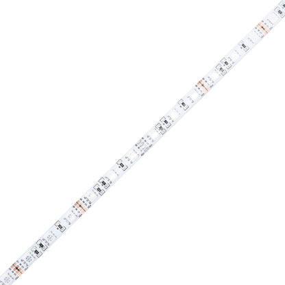 Scrivania con Luci LED Nera 140x55x91 cm in Legno Multistrato - homemem39