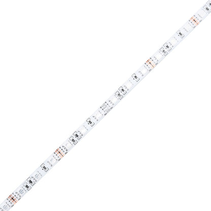 Scrivania con Luci LED Nera 160x55x91 cm in Legno Multistrato - homemem39