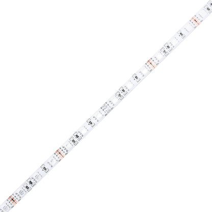 Scrivania con Luci LED Nera 200x55x91 cm in Truciolato | homemem39