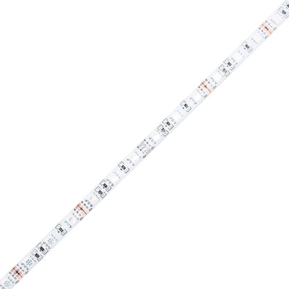 Scrivania a Luci LED Rovere Artigianale 200x104x91cm Truciolato - homemem39