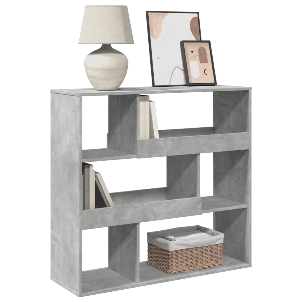 Libreria Grigio Cemento 100x33x94,5 cm in Truciolato | homemem39