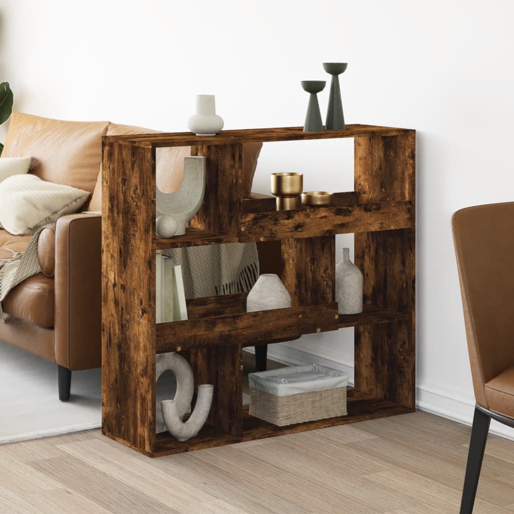 Libreria Rovere Fumo 100x33x94,5 cm in Truciolato | homemem39
