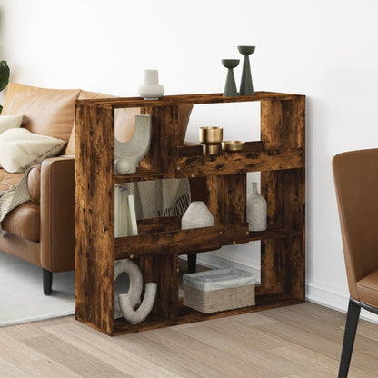Libreria Rovere Fumo 100x33x94,5 cm in Truciolato | homemem39