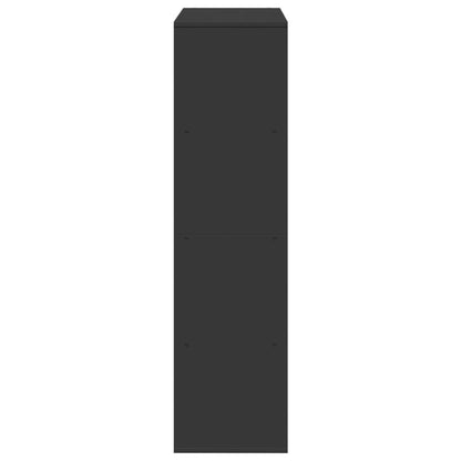 Divisorio Stanza Nero 100x33x125,5 cm in Truciolato