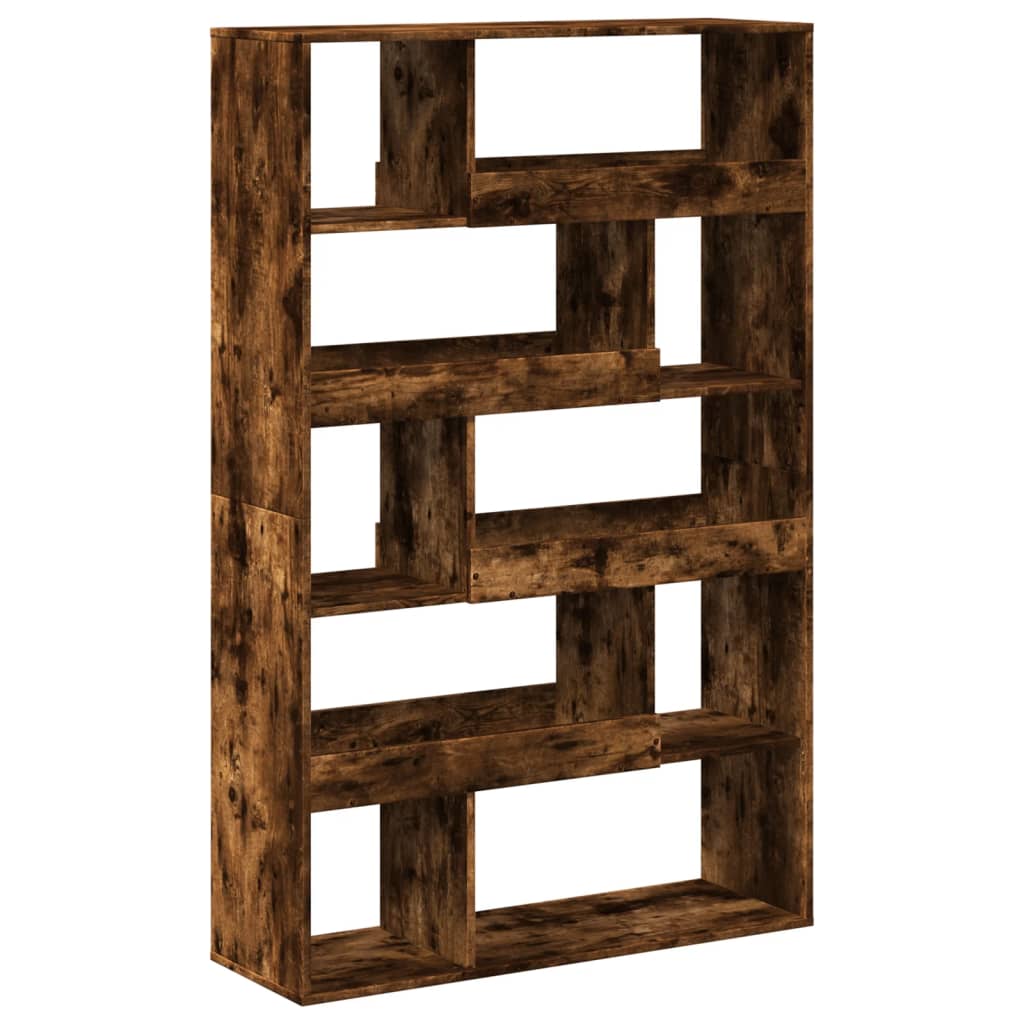 Libreria Rovere Fumo 100x33x156,5 cm in Truciolato | homemem39