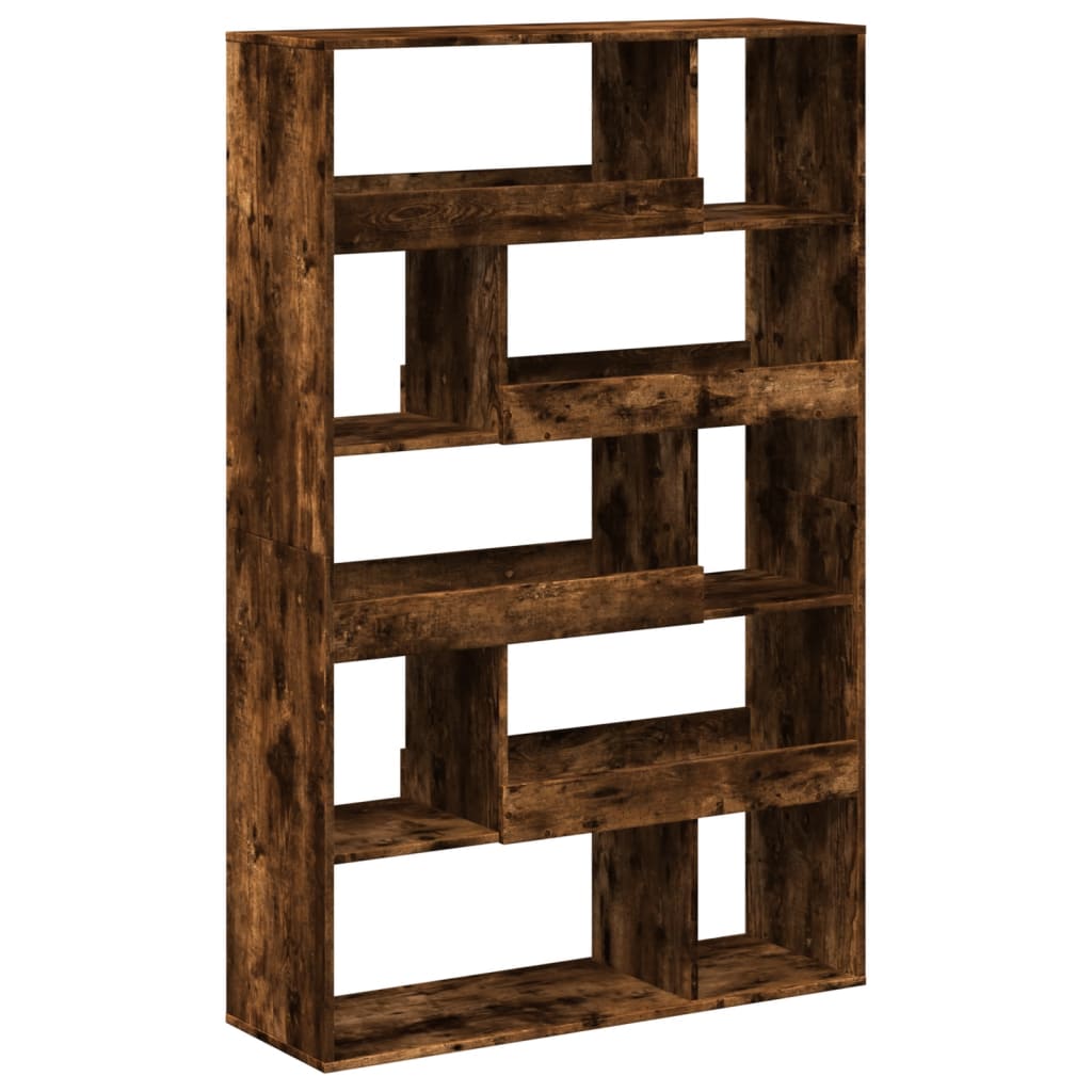 Libreria Rovere Fumo 100x33x156,5 cm in Truciolato | homemem39