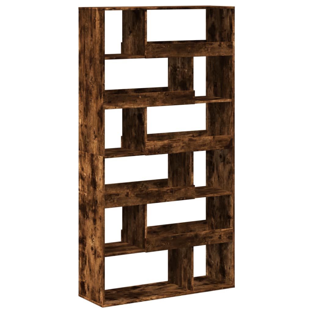 Libreria Rovere Fumo 100x33x187,5 cm in Truciolato | homemem39
