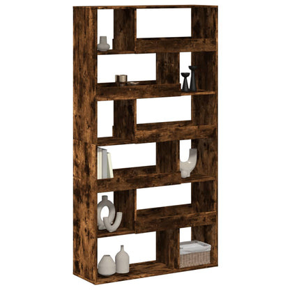 Libreria Rovere Fumo 100x33x187,5 cm in Truciolato | homemem39