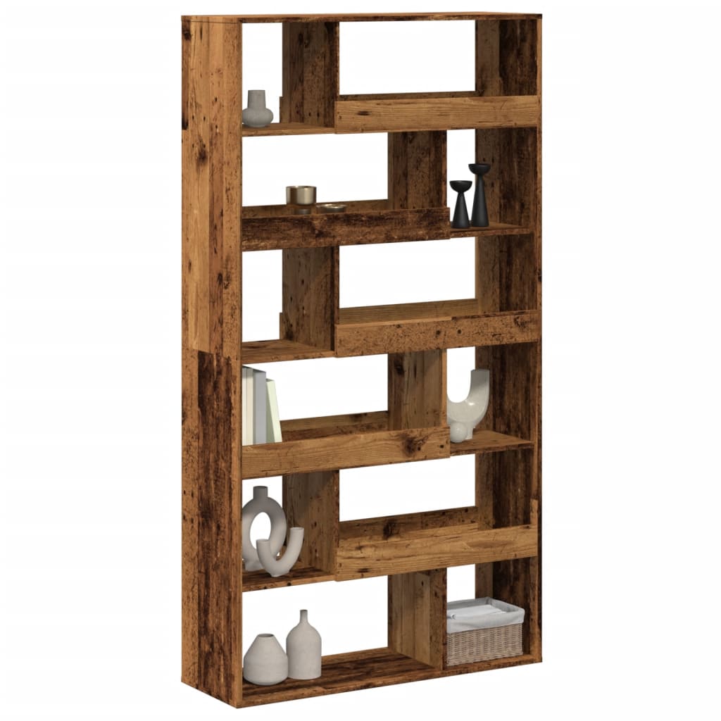 Divisorio Stanza Legno Antico 100x33x187,5 cm in Truciolato | homemem39