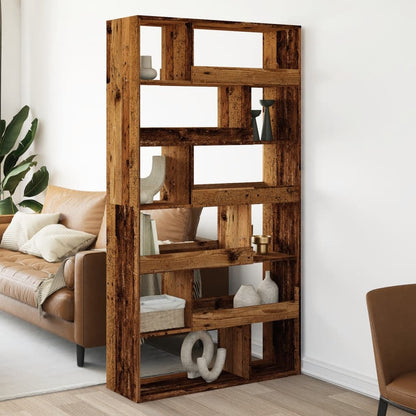 Divisorio Stanza Legno Antico 100x33x187,5 cm in Truciolato | homemem39