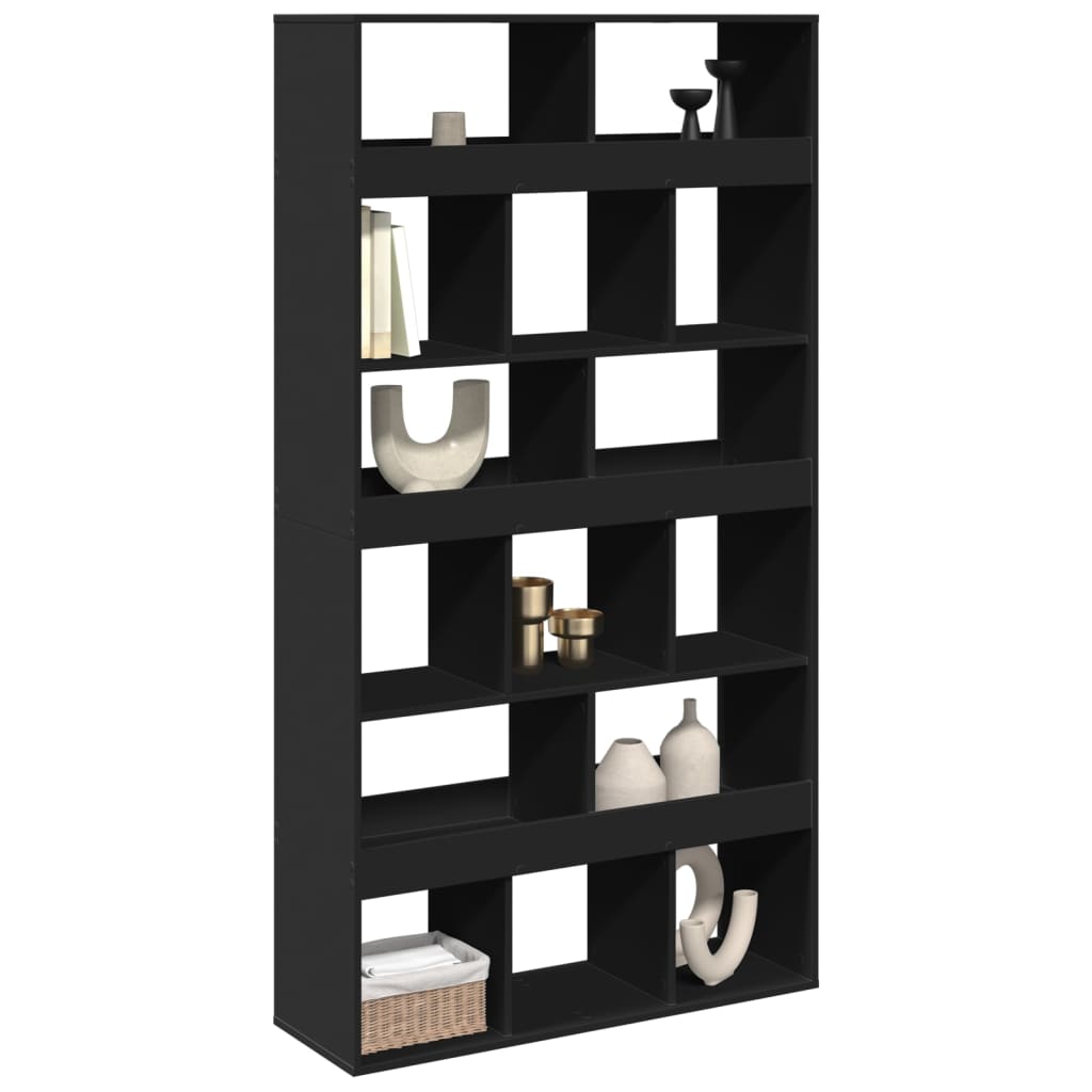 Divisorio Stanza Nero 100x33x187,5 cm in Truciolato | homemem39