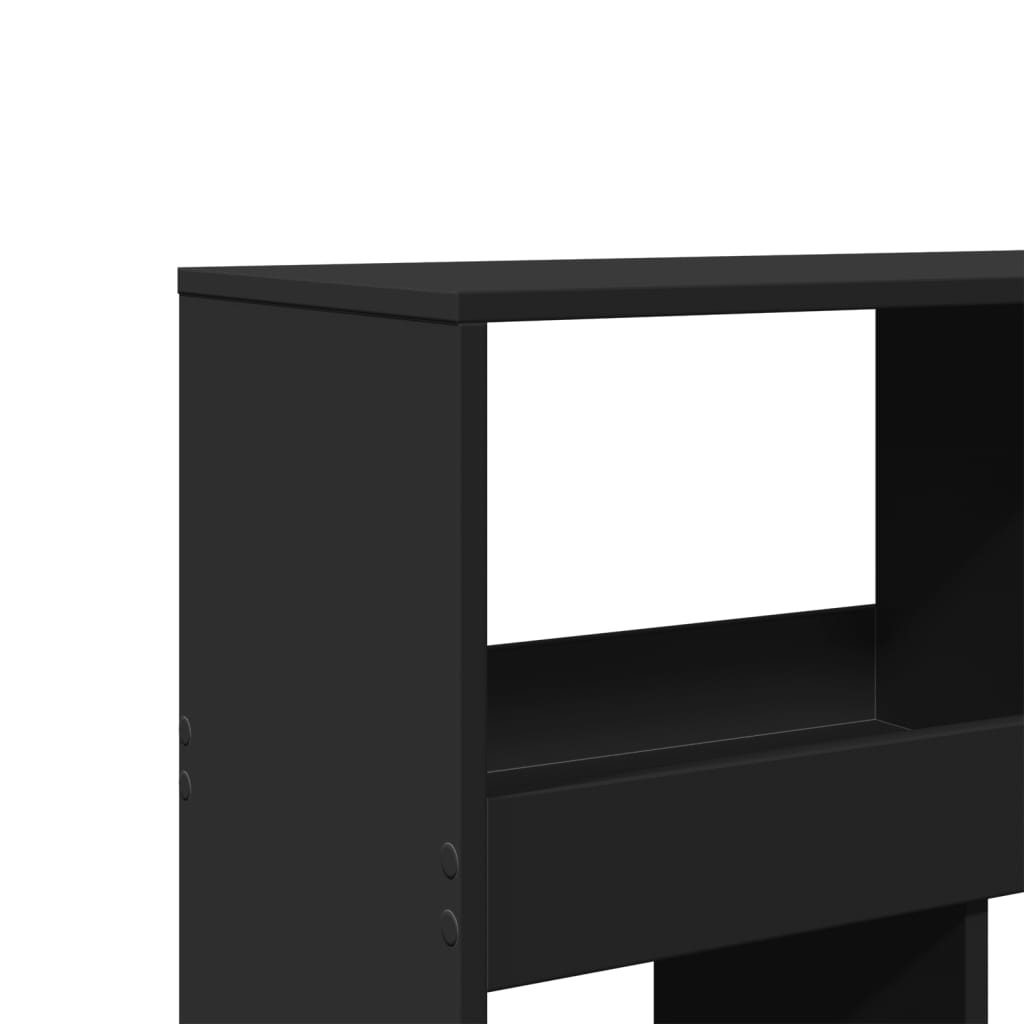Divisorio Stanza Nero 100x33x187,5 cm in Truciolato | homemem39