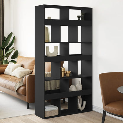 Divisorio Stanza Nero 100x33x187,5 cm in Truciolato | homemem39