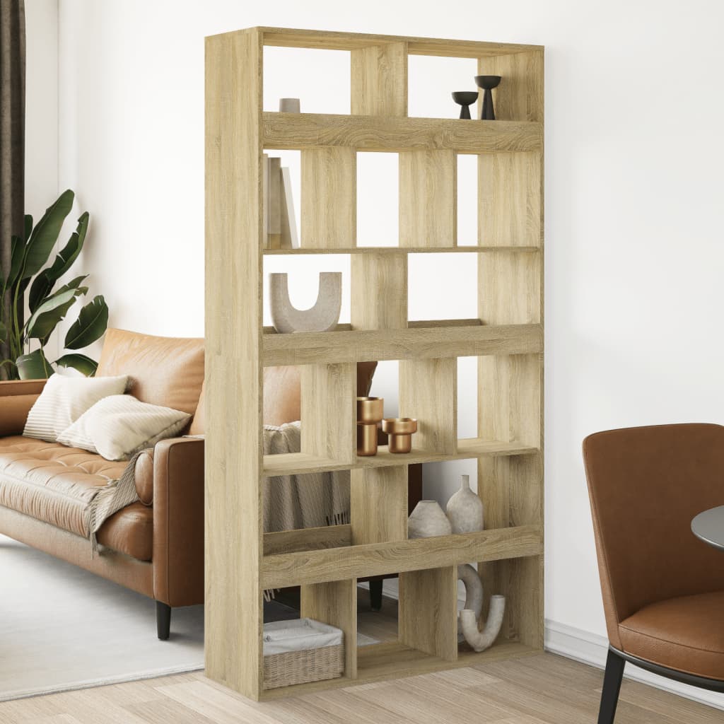 Libreria Rovere Sonoma 100x33x187,5 cm in Truciolato | homemem39