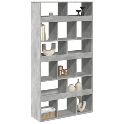 Libreria Grigio Cemento 100x33x187,5 cm in Truciolato | homemem39