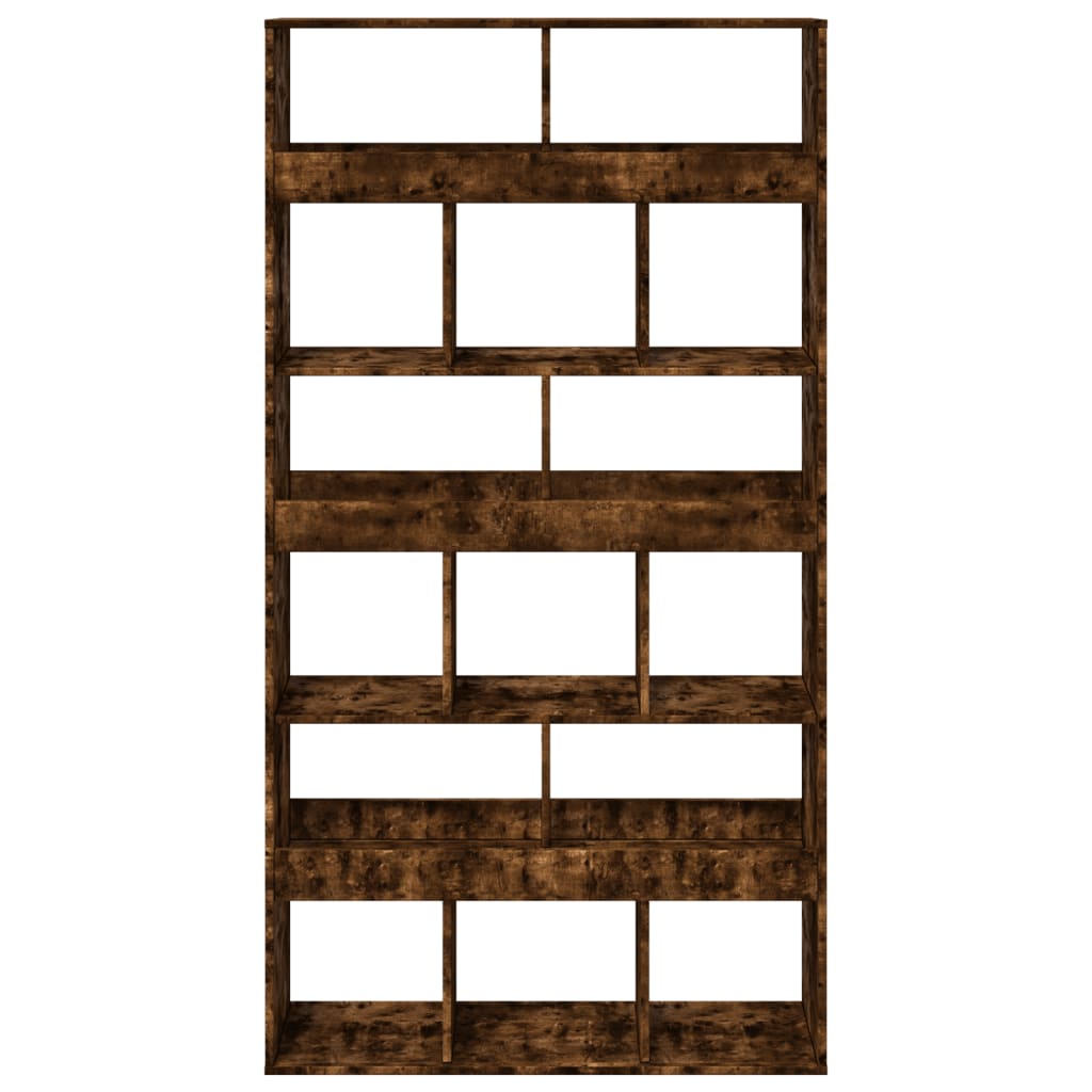 Libreria Rovere Fumo 100x33x187,5 cm in Truciolato | homemem39