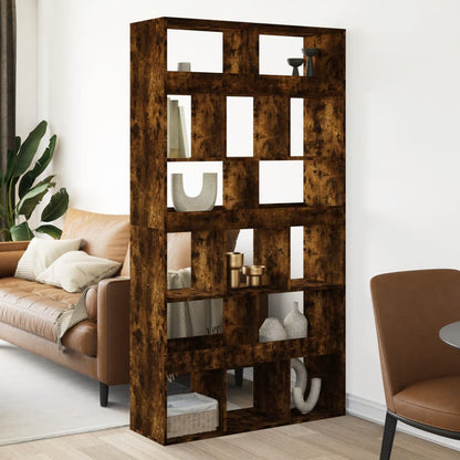 Libreria Rovere Fumo 100x33x187,5 cm in Truciolato | homemem39