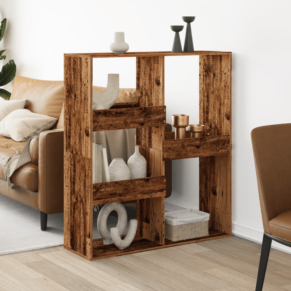 Divisorio Legno Antico 100x33x115 cm in Truciolato | homemem39