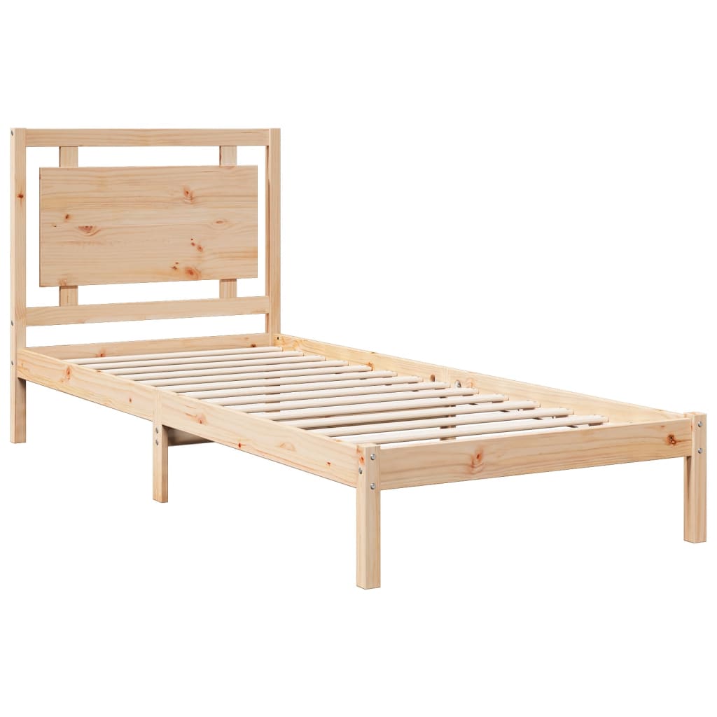 Giroletto Extra Lungo senza Materasso 100x210 cm Legno Massello - homemem39
