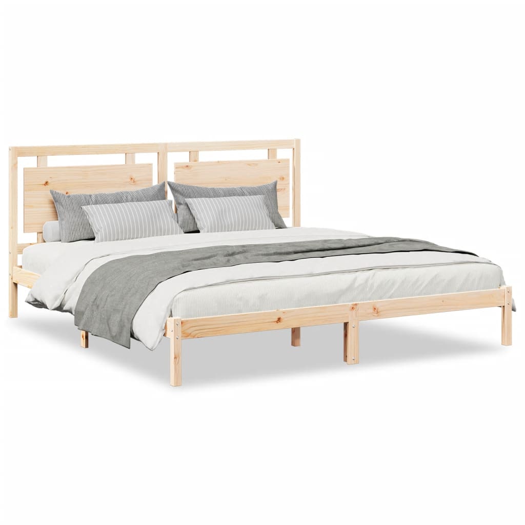 Giroletto Extra Lungo senza Materasso 200x210 cm Legno Massello | homemem39