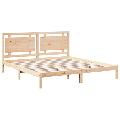 Giroletto Extra Lungo senza Materasso 200x210 cm Legno Massello | homemem39