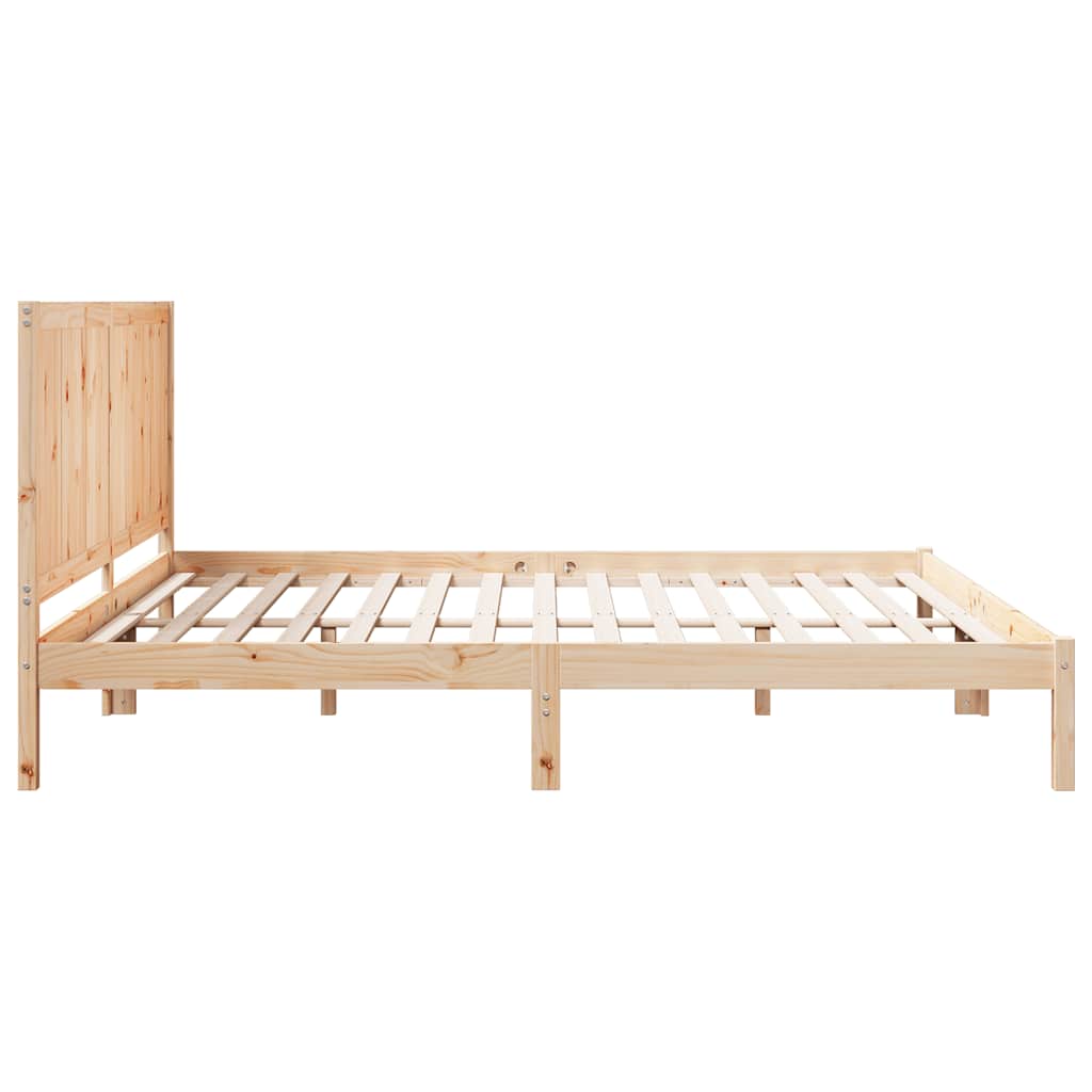 Giroletto Extra Lungo senza Materasso 200x210 cm Legno Massello | homemem39