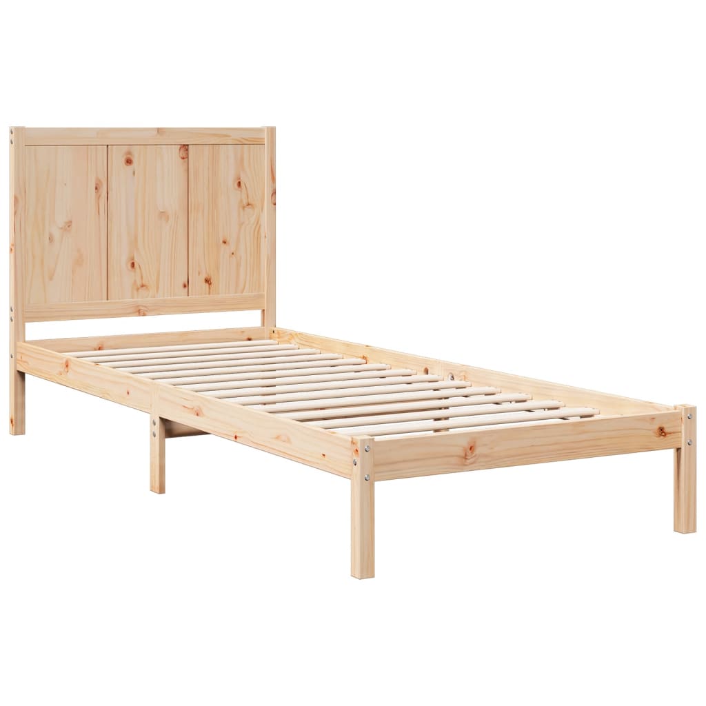 Giroletto Extra Lungo senza Materasso 100x220 cm Legno Massello - homemem39
