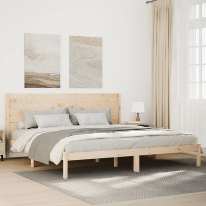 Giroletto Extra Lungo senza Materasso 200x210 cm Legno Massello | homemem39
