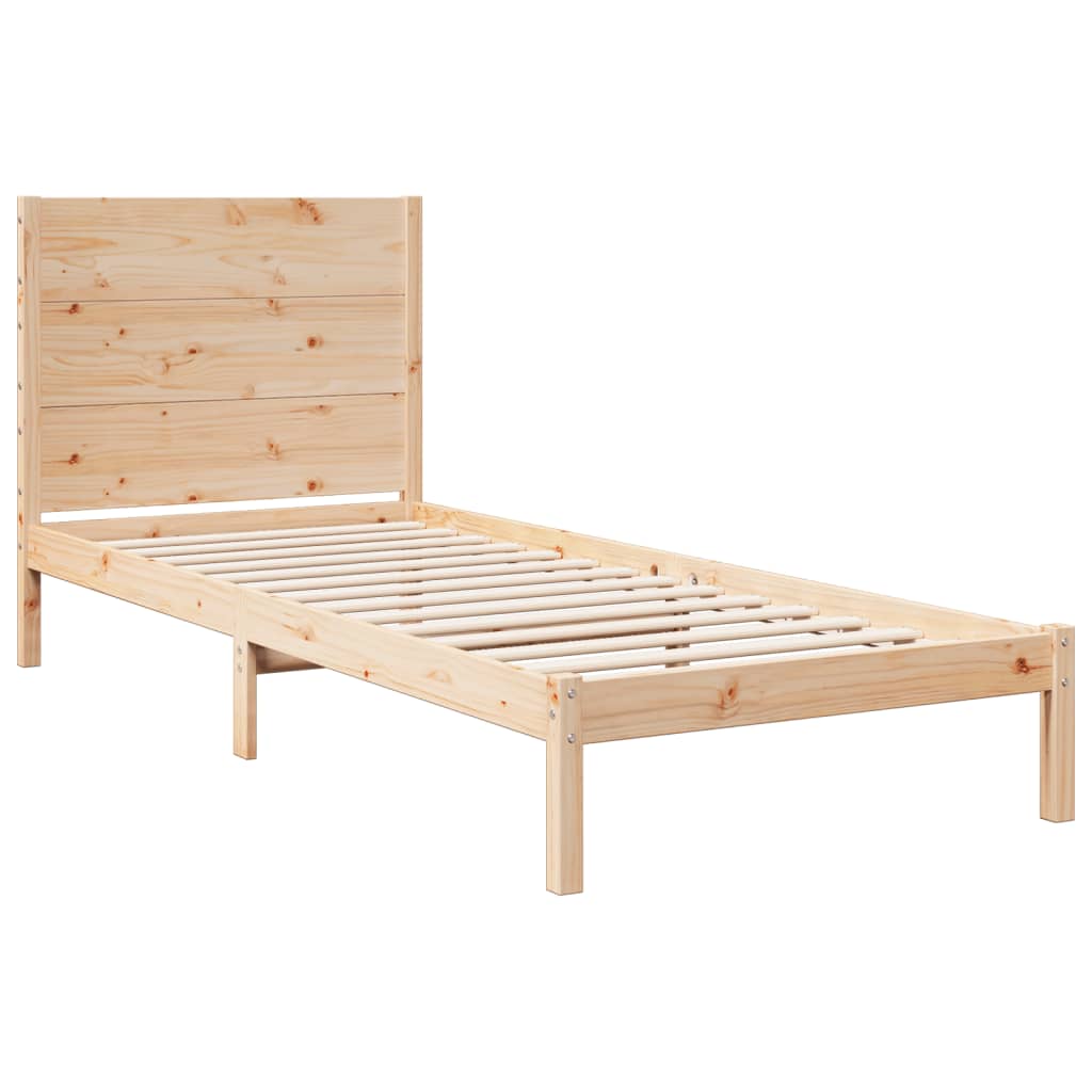 Giroletto Extra Lungo senza Materasso 100x220 cm Legno Massello