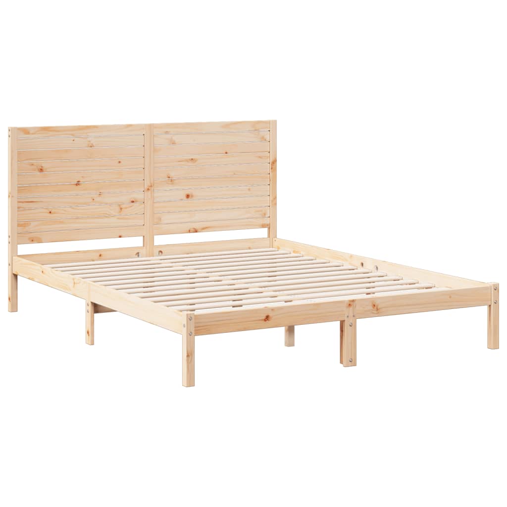 Giroletto Extra Lungo senza Materasso 160x210 cm Legno Massello - homemem39