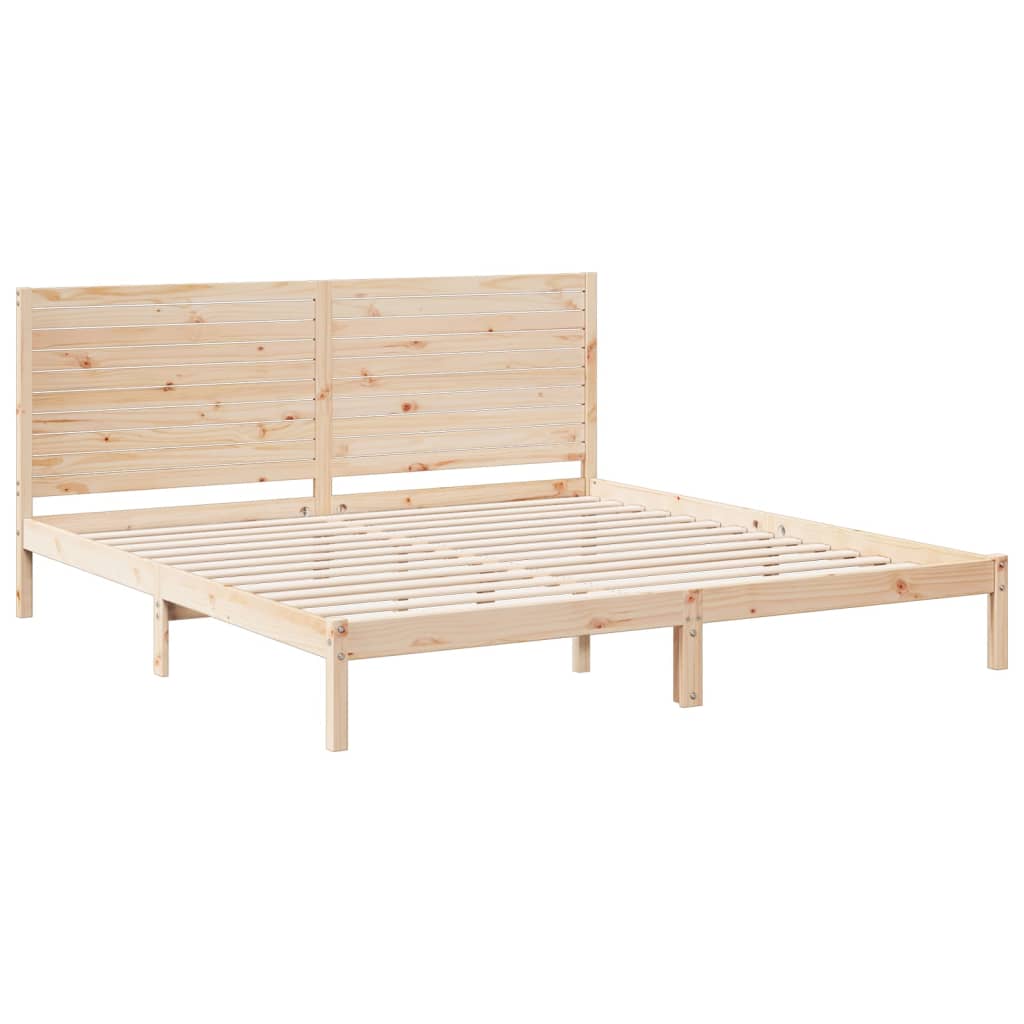 Giroletto Extra Lungo senza Materasso 180x210 cm Legno Massello - homemem39