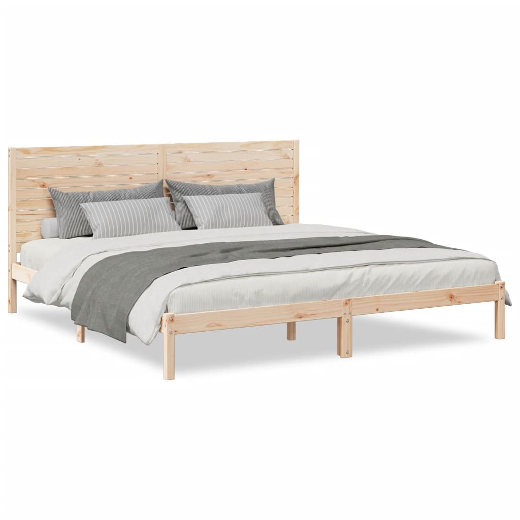 Giroletto Extra Lungo senza Materasso 200x210 cm Legno Massello | homemem39