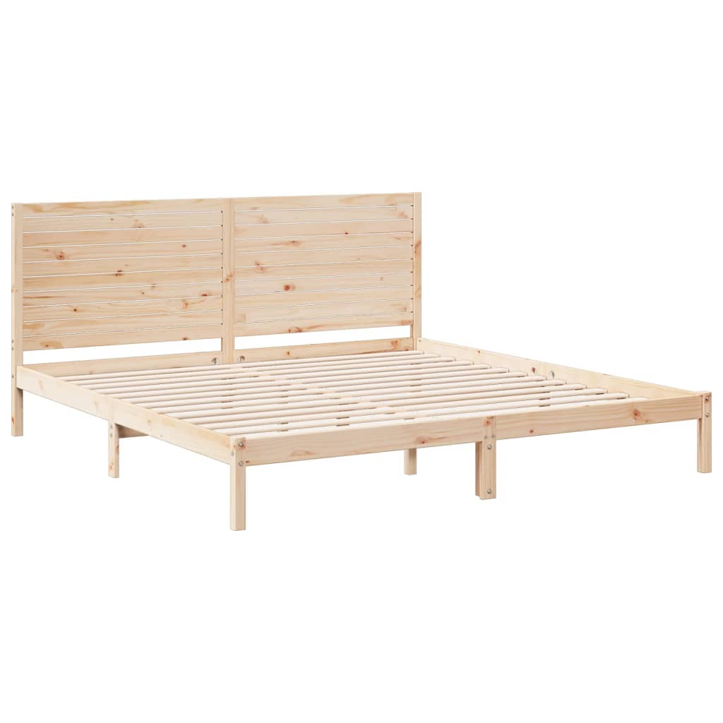 Giroletto Extra Lungo senza Materasso 200x210 cm Legno Massello | homemem39