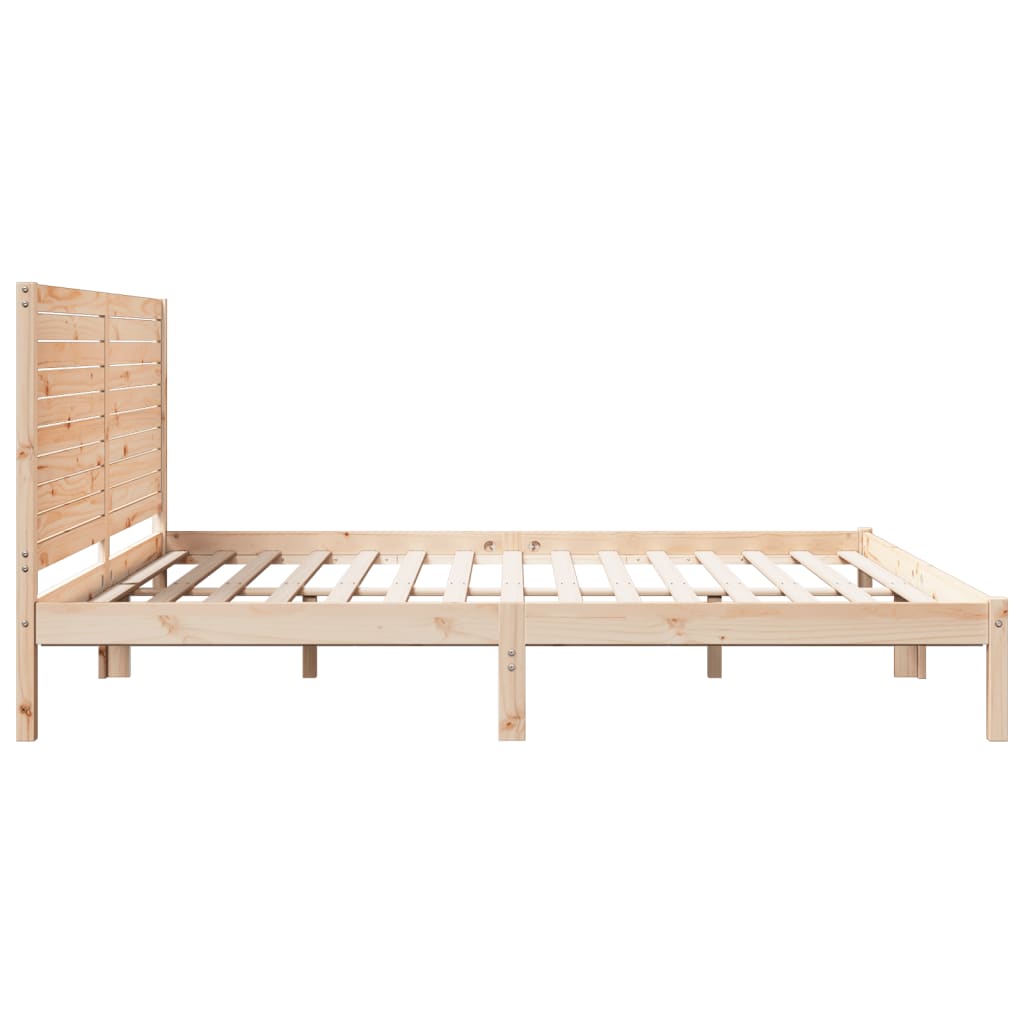 Giroletto Extra Lungo senza Materasso 200x210 cm Legno Massello | homemem39