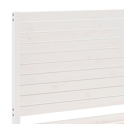 Giroletto Extra Lungo senza Materasso Bianco 200x210cm Massello | homemem39