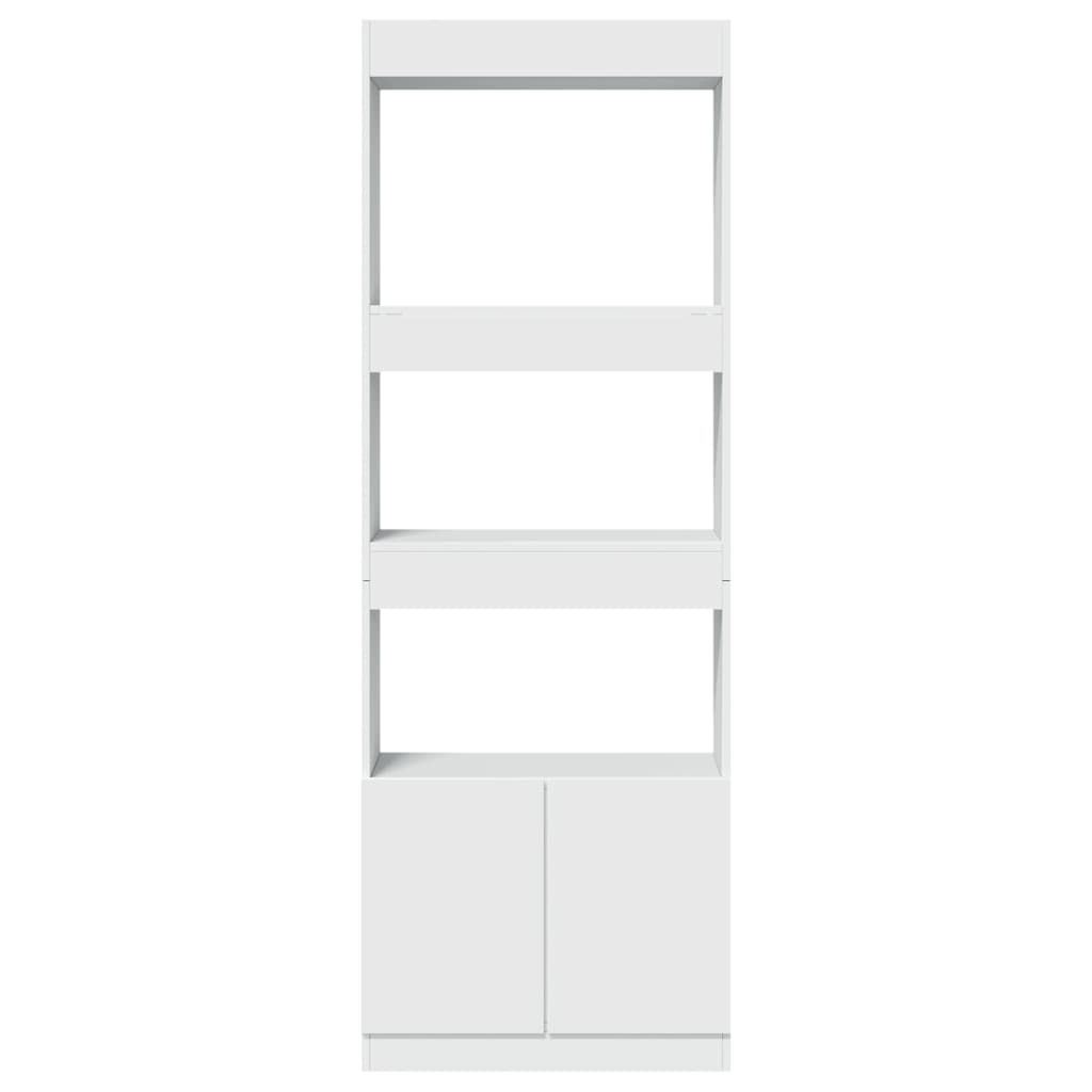 Credenza Bianca 63x33x180 cm in Truciolato | homemem39