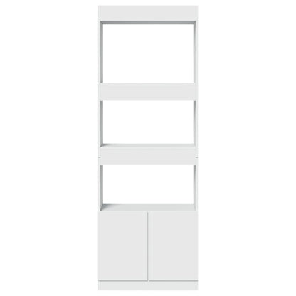 Credenza Bianca 63x33x180 cm in Truciolato | homemem39