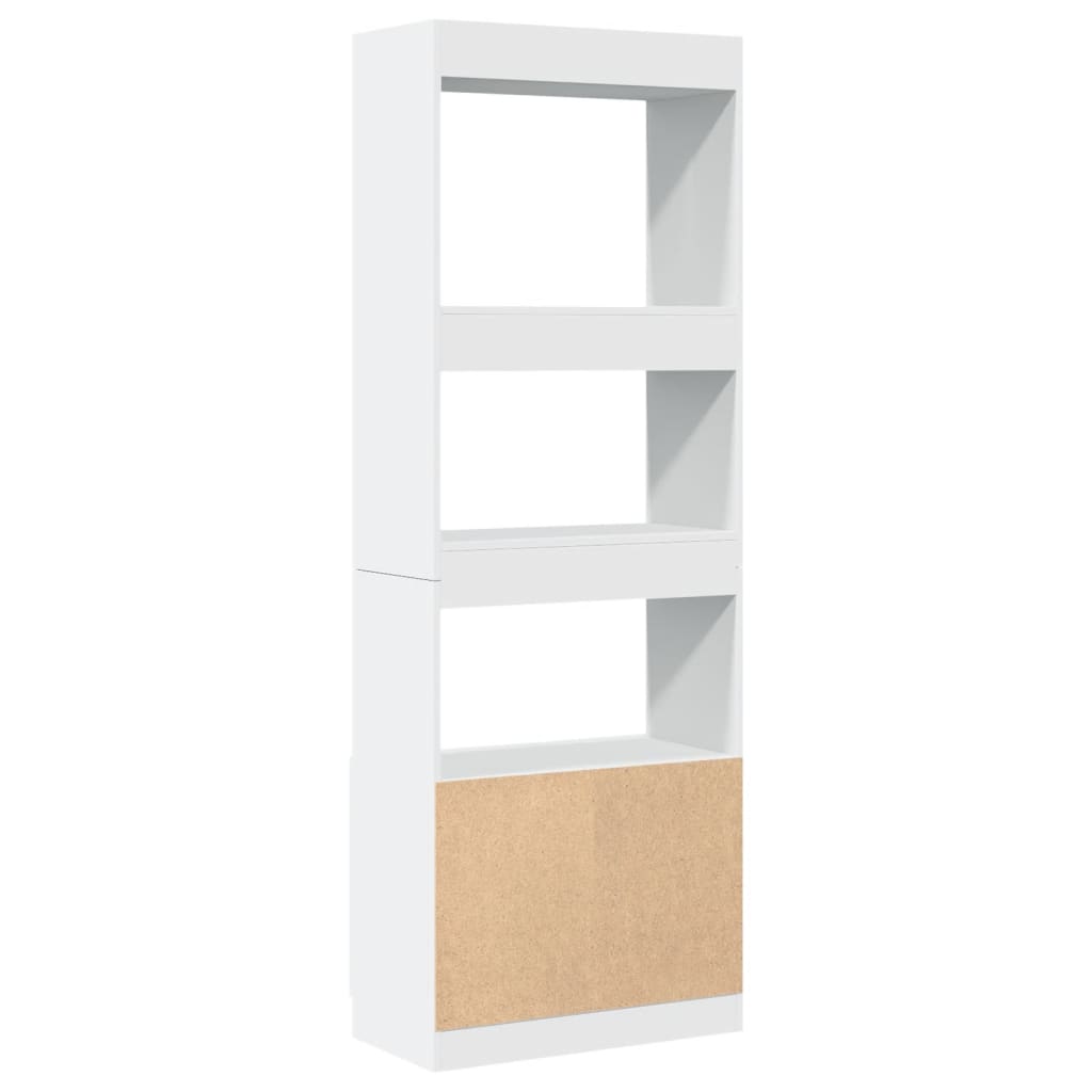 Credenza Bianca 63x33x180 cm in Truciolato | homemem39