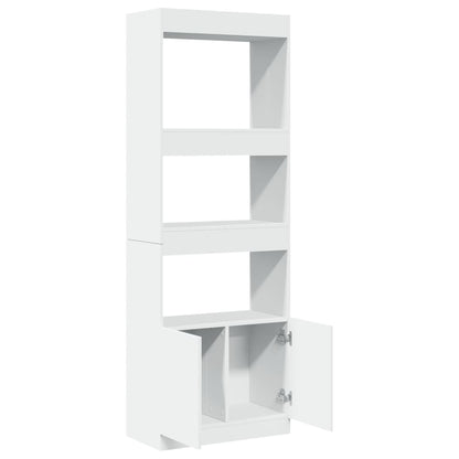 Credenza Bianca 63x33x180 cm in Truciolato | homemem39