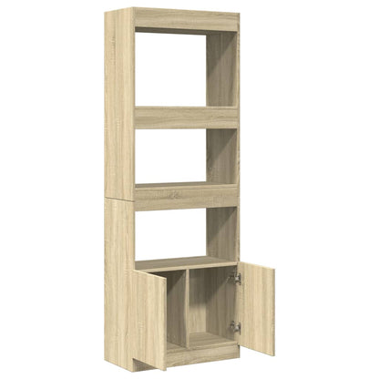 Credenza Rovere Sonoma 63x33x180 cm in Truciolato | homemem39