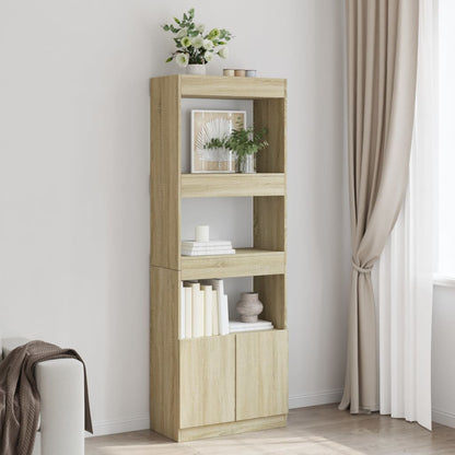 Credenza Rovere Sonoma 63x33x180 cm in Truciolato | homemem39